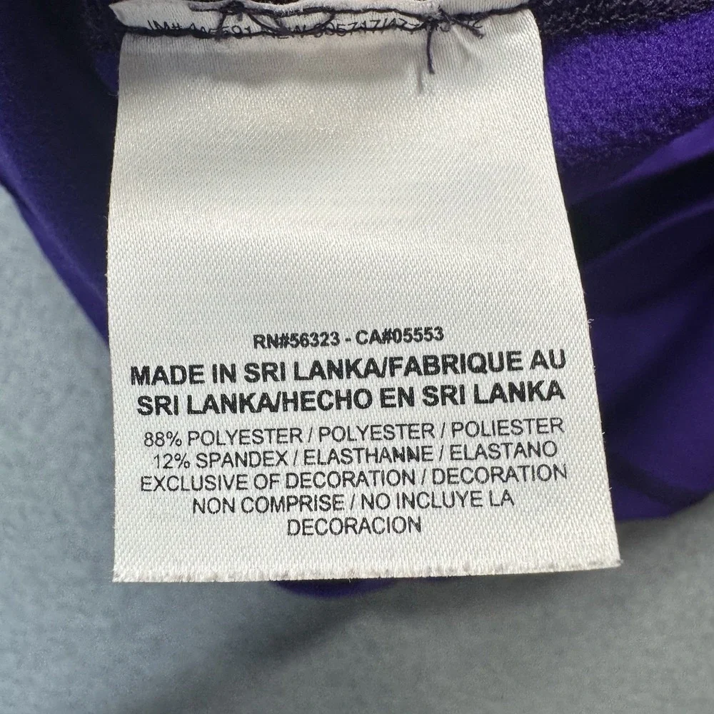 Nike Pro Hyperwarm 1/2 Zip Jacket Womens Large Fitted Purple 604885-504